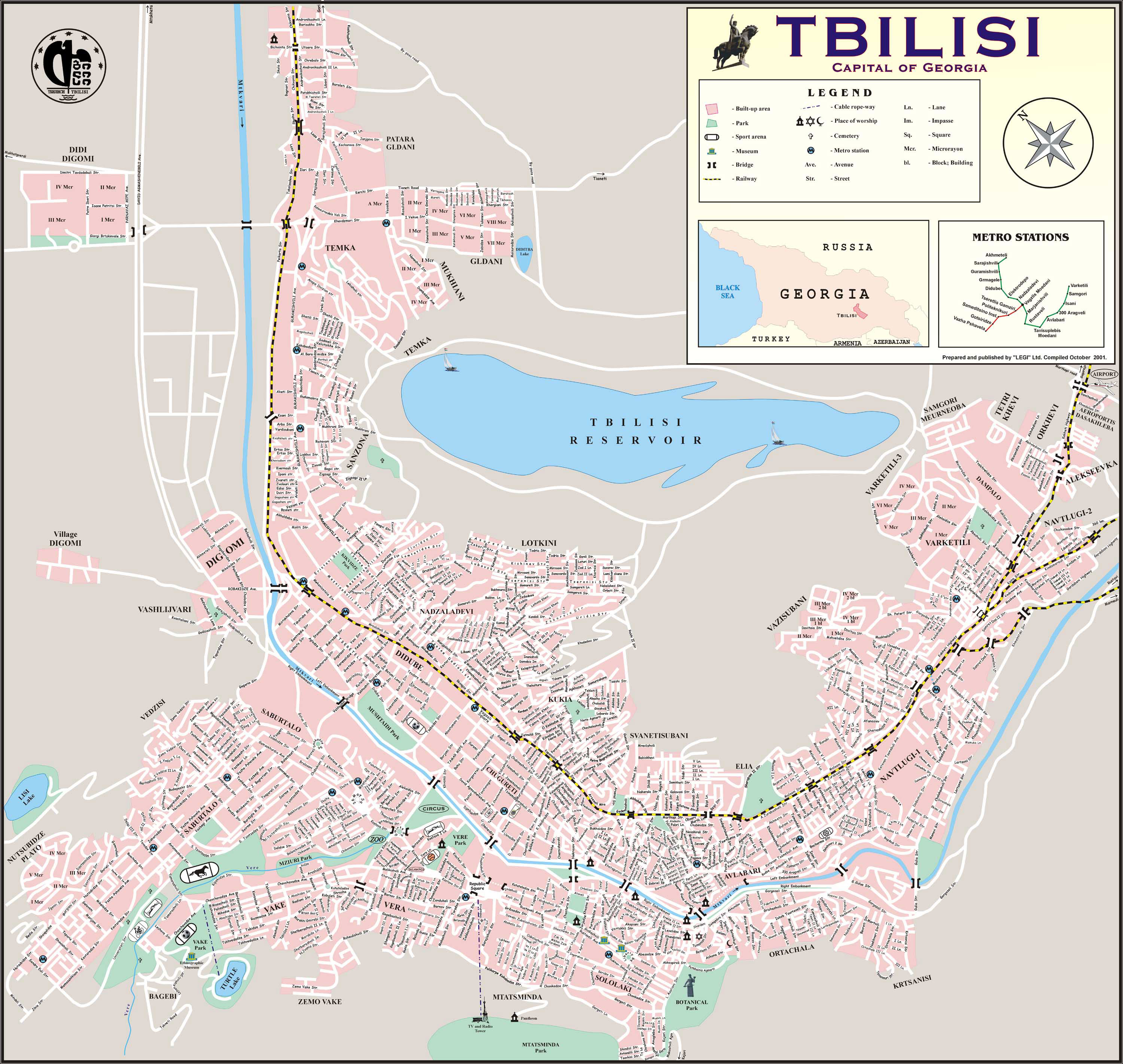 тбилиси схема метро 2016