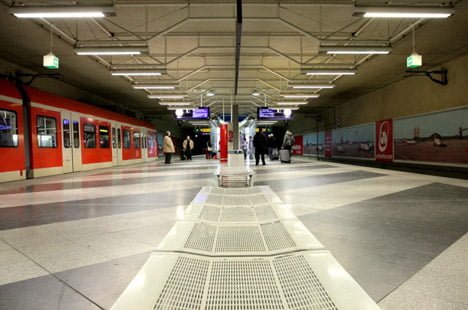Станция городской электрички S-Bahn аэропорта Мюнхен