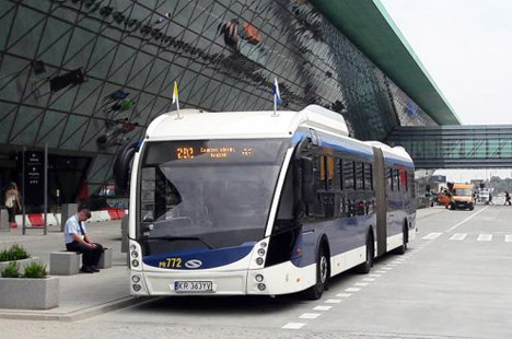 Автобус из аэропорта в Краков
